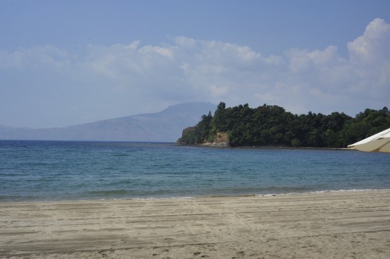 From the beach at Anvaya Cove in Subic Bay